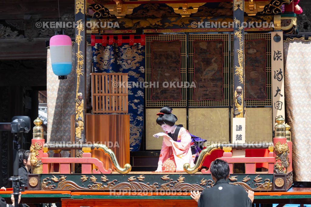 滋賀県　長浜曳山祭　自町狂言　諫皷山（かんこざん）