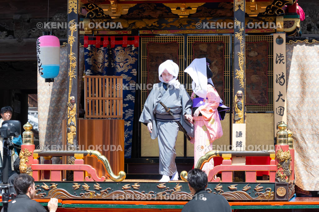 滋賀県　長浜曳山祭　自町狂言　諫皷山（かんこざん）