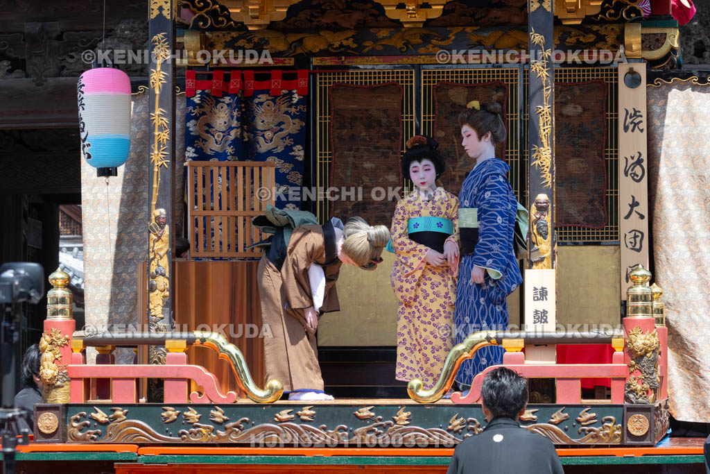 滋賀県　長浜曳山祭　自町狂言　諫皷山（かんこざん）