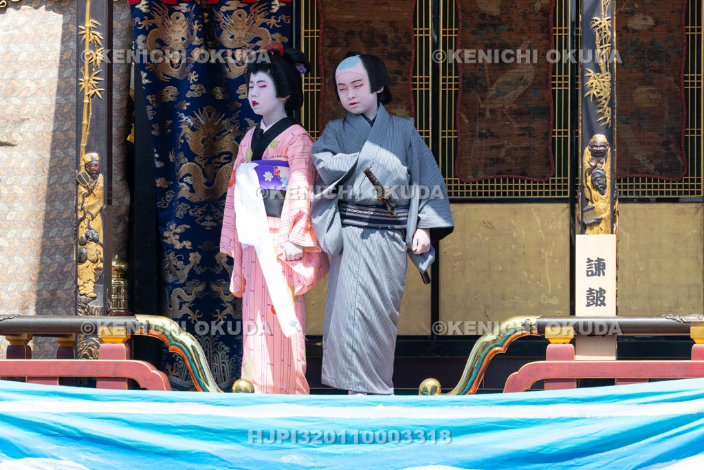 滋賀県　長浜曳山祭　自町狂言　諫皷山（かんこざん）