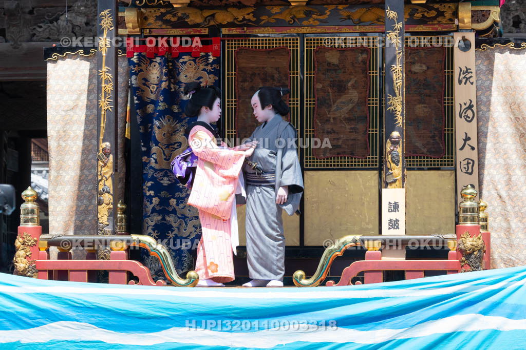 滋賀県　長浜曳山祭　自町狂言　諫皷山（かんこざん）