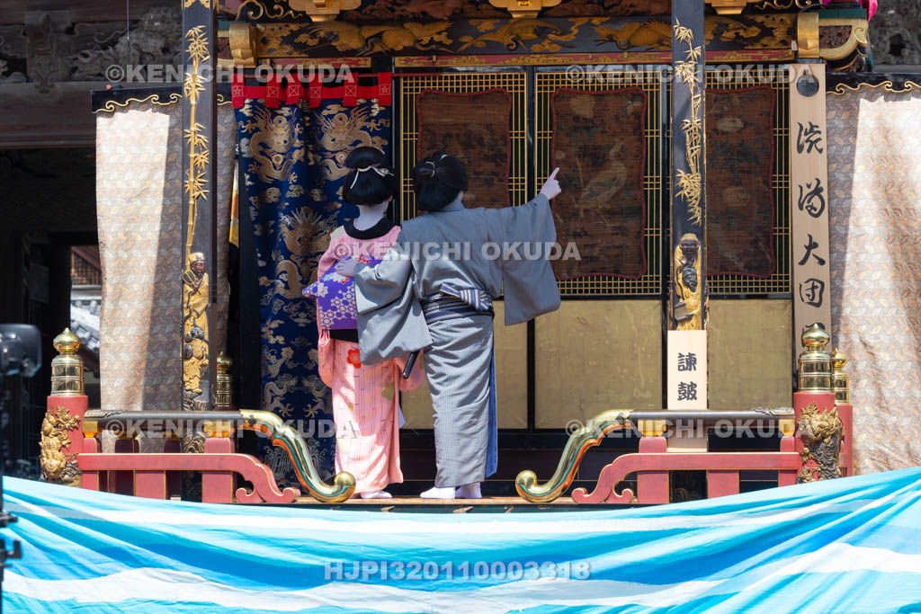 滋賀県　長浜曳山祭　自町狂言　諫皷山（かんこざん）