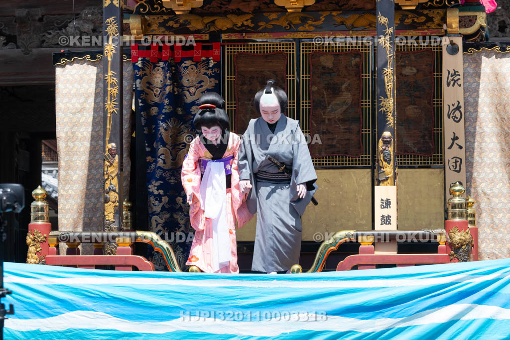 滋賀県　長浜曳山祭　自町狂言　諫皷山（かんこざん）