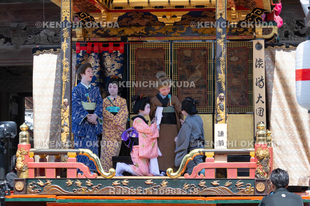 滋賀県　長浜曳山祭　自町狂言　諫皷山（かんこざん）