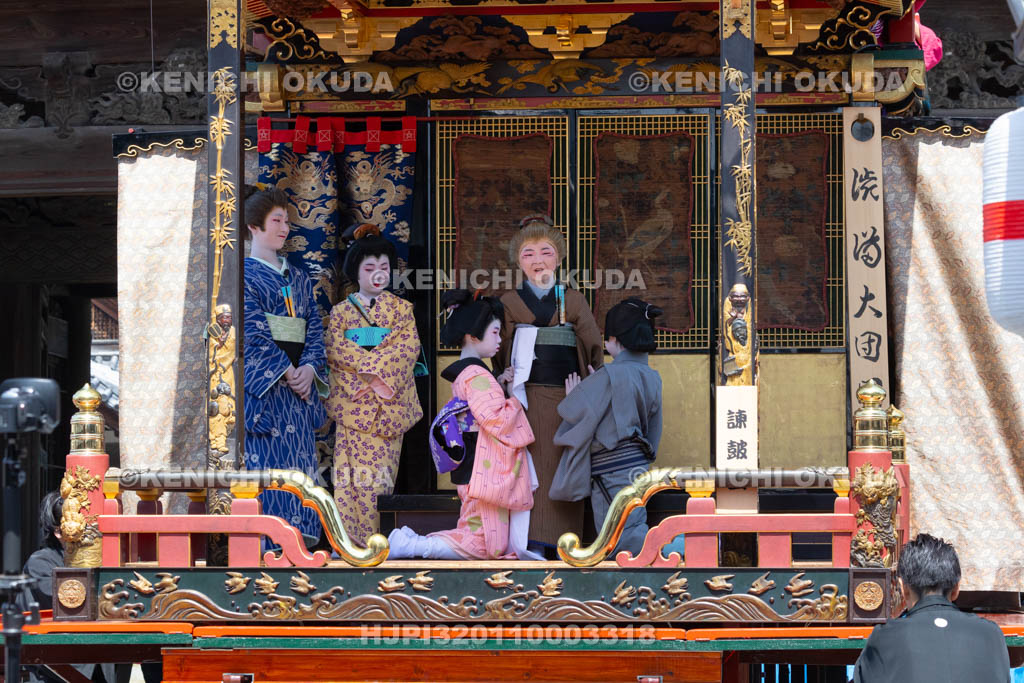 滋賀県　長浜曳山祭　自町狂言　諫皷山（かんこざん）