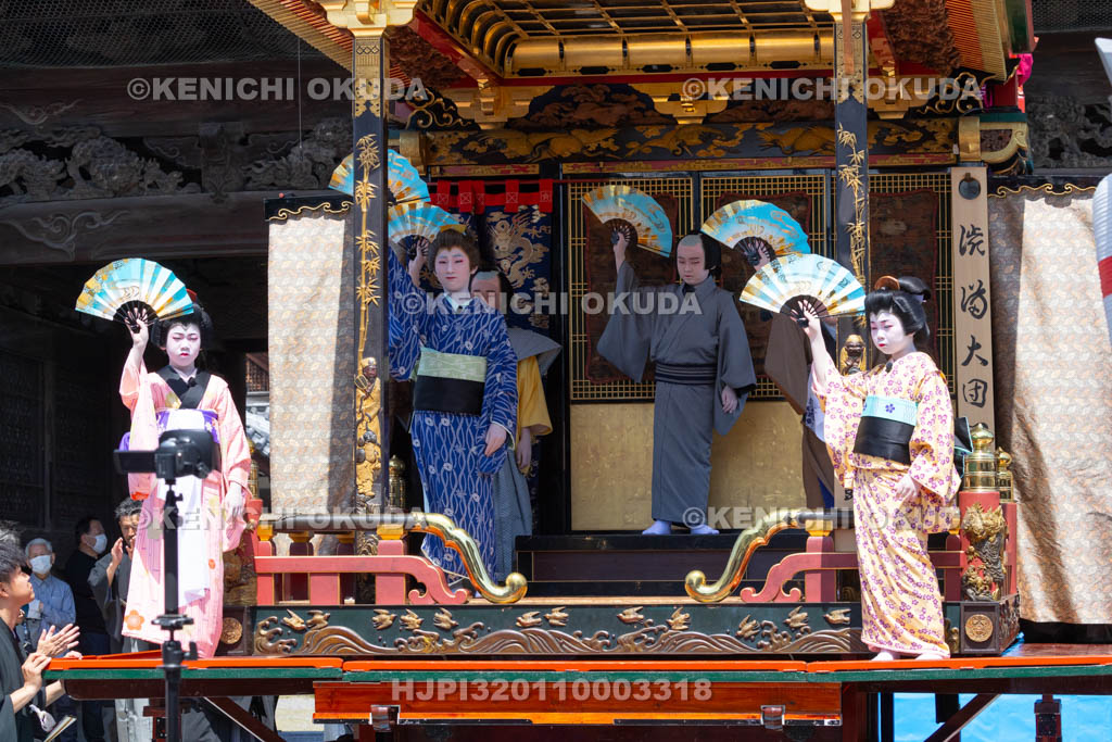 滋賀県　長浜曳山祭　自町狂言　諫皷山（かんこざん）