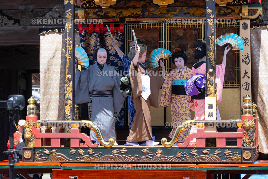 滋賀県　長浜曳山祭　自町狂言　諫皷山（かんこざん）