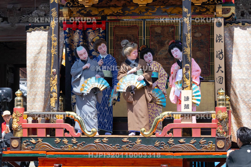 滋賀県　長浜曳山祭　自町狂言　諫皷山（かんこざん）