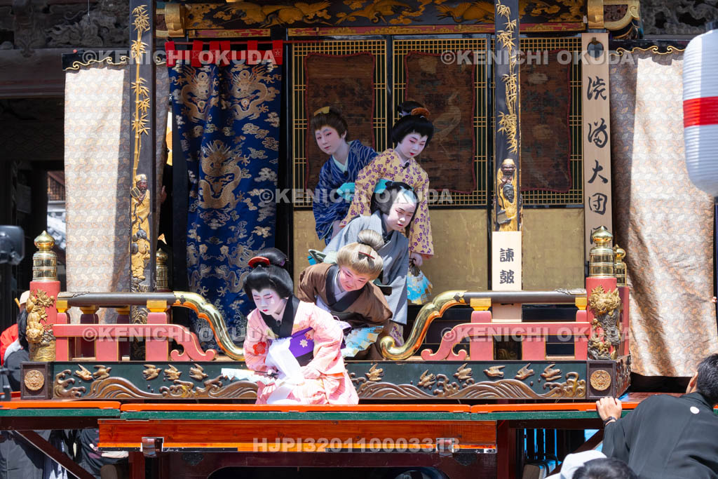 滋賀県　長浜曳山祭　自町狂言　諫皷山（かんこざん）