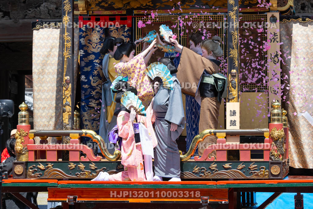 滋賀県　長浜曳山祭　自町狂言　諫皷山（かんこざん）