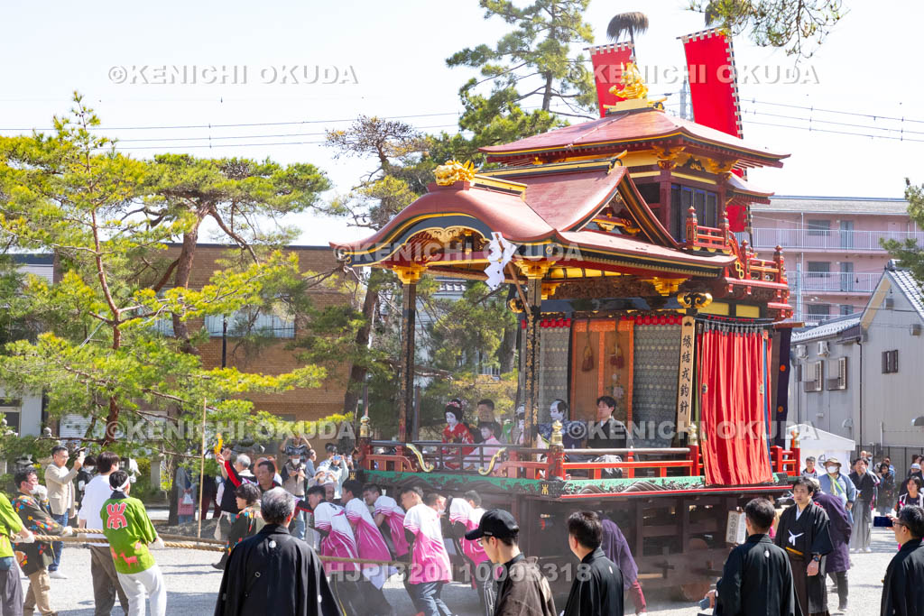 滋賀県　長浜曳山祭　登り山　春日山（かすがざん）