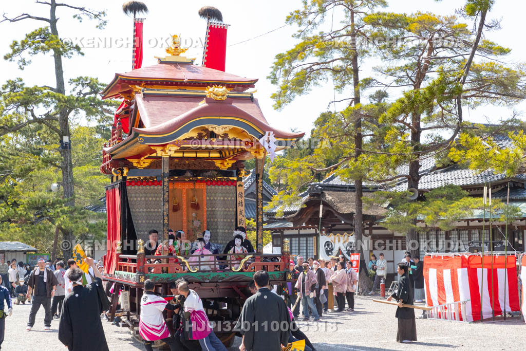 滋賀県　長浜曳山祭　登り山　春日山（かすがざん）