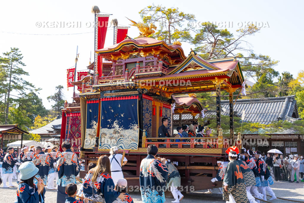 滋賀県　長浜曳山祭　登り山　青海山（せいかいざん）