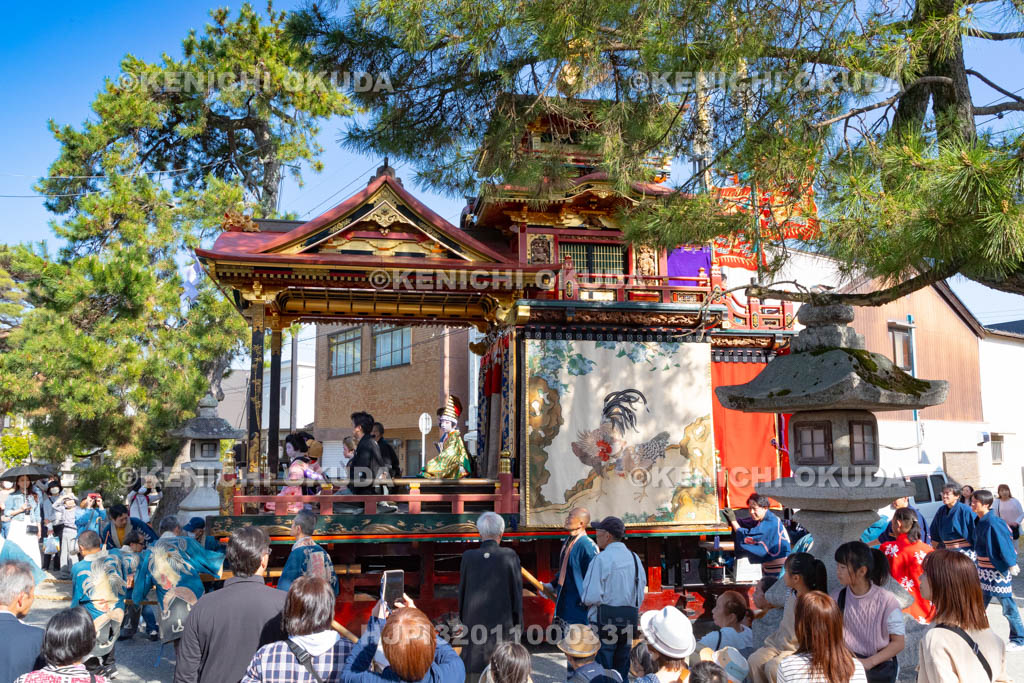 滋賀県　長浜曳山祭　登り山　諫皷山（かんこざん）