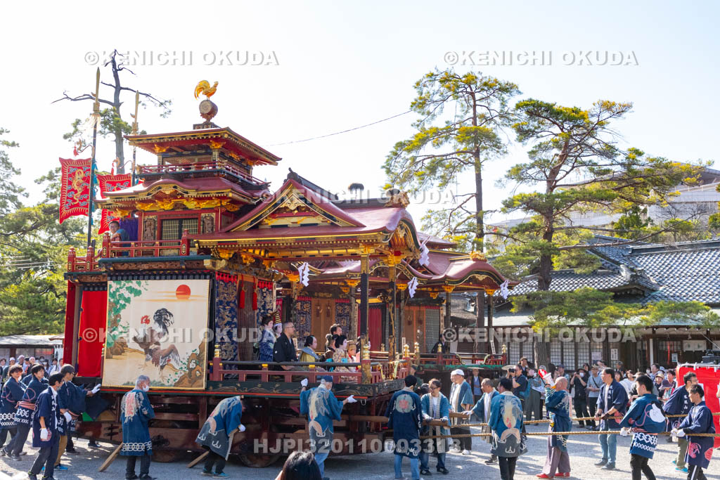 滋賀県　長浜曳山祭　登り山　諫皷山（かんこざん）