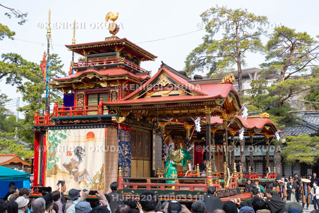 滋賀県　長浜曳山祭　狂言奉納　諫皷山（かんこざん）　三番叟