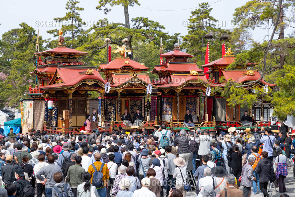 滋賀県　長浜曳山祭　狂言奉納　諫皷山（かんこざん）