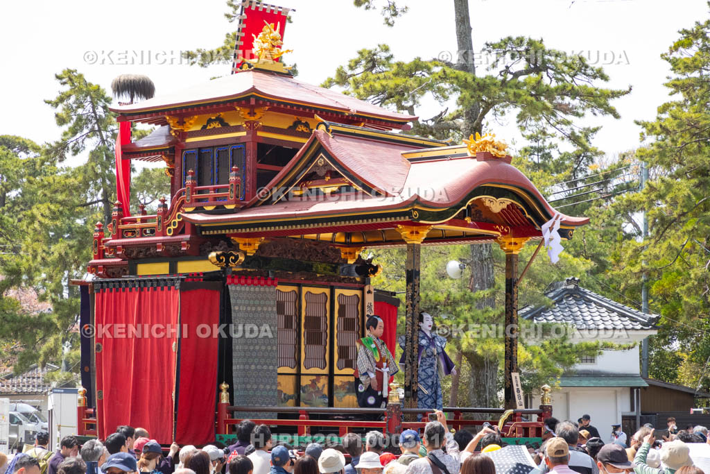 滋賀県　長浜曳山祭　狂言奉納　春日山（かすがざん）