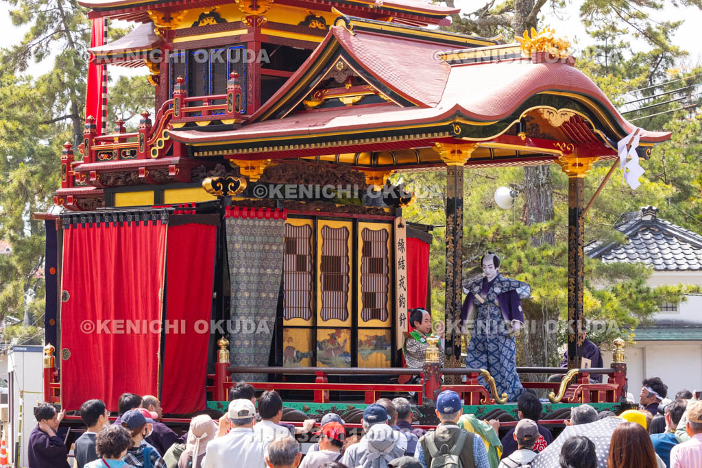 滋賀県　長浜曳山祭　狂言奉納　春日山（かすがざん）