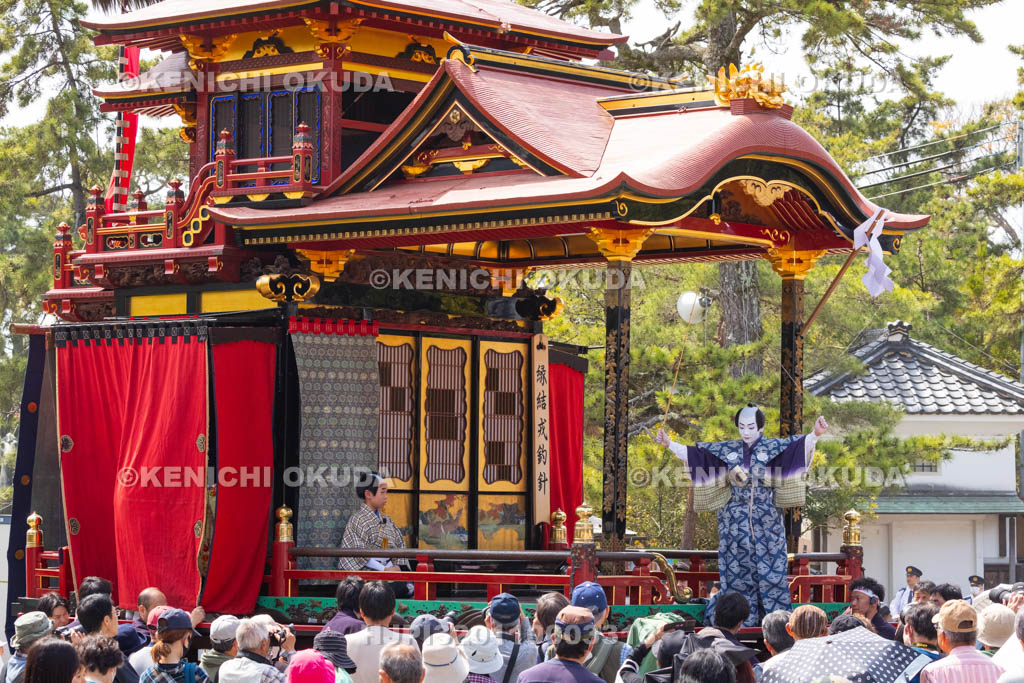 滋賀県　長浜曳山祭　狂言奉納　春日山（かすがざん）