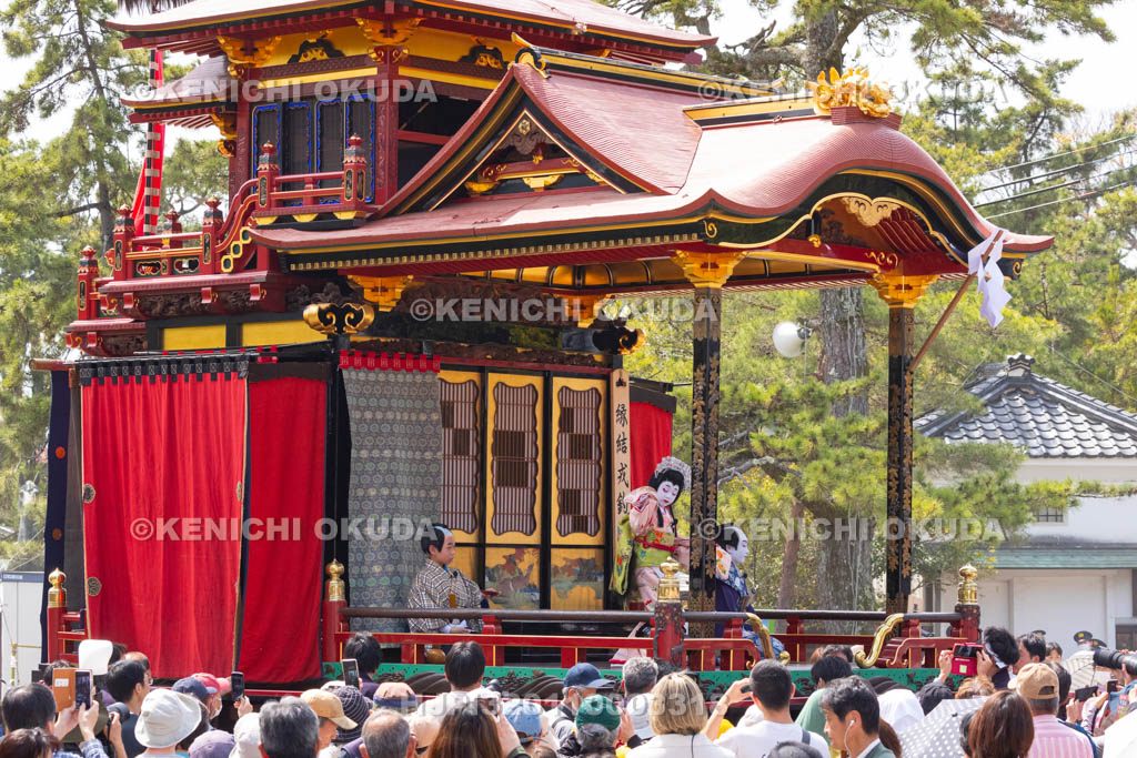 滋賀県　長浜曳山祭　狂言奉納　春日山（かすがざん）