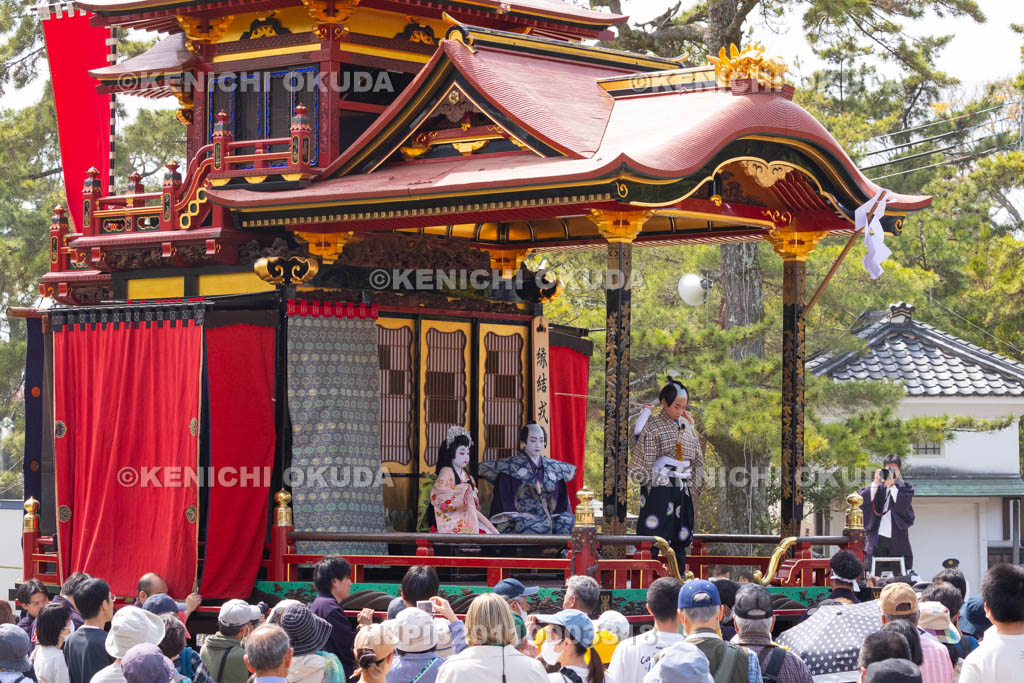 滋賀県　長浜曳山祭　狂言奉納　春日山（かすがざん）