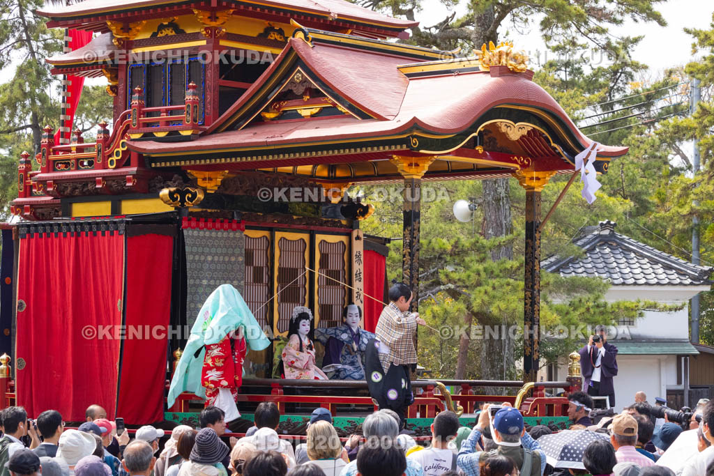 滋賀県　長浜曳山祭　狂言奉納　春日山（かすがざん）