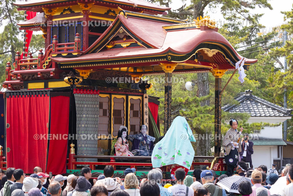 滋賀県　長浜曳山祭　狂言奉納　春日山（かすがざん）
