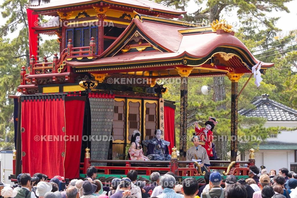 滋賀県　長浜曳山祭　狂言奉納　春日山（かすがざん）