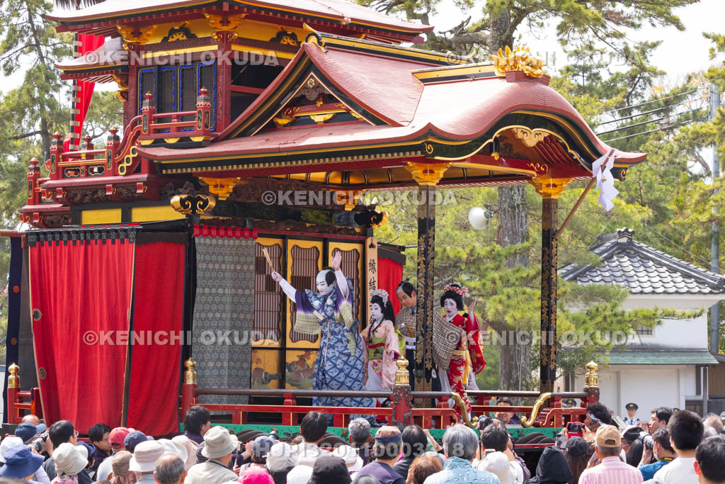 滋賀県　長浜曳山祭　狂言奉納　春日山（かすがざん）