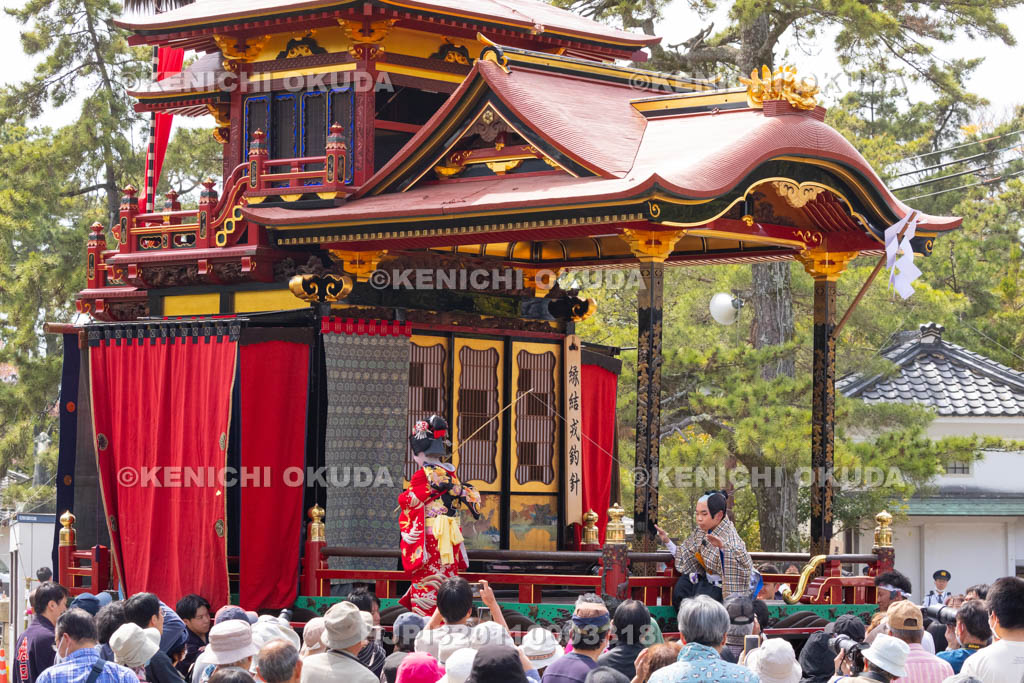 滋賀県　長浜曳山祭　狂言奉納　春日山（かすがざん）
