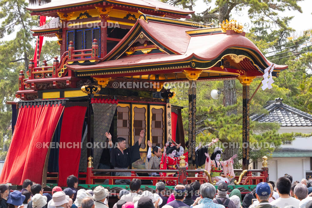 滋賀県　長浜曳山祭　狂言奉納　春日山（かすがざん）