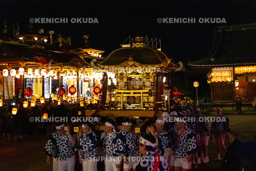 滋賀県　長浜曳山祭　神輿還御
