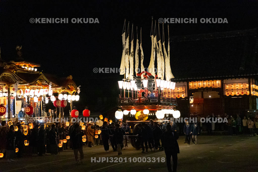 滋賀県　長浜曳山祭　戻り山　長刀山