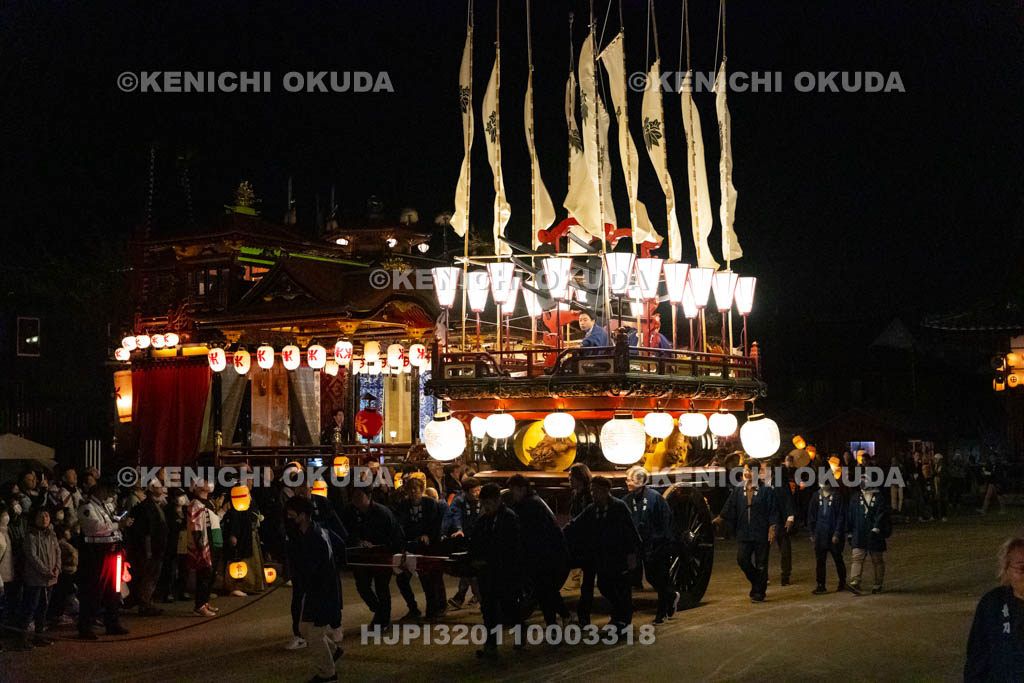 滋賀県　長浜曳山祭　戻り山　長刀山