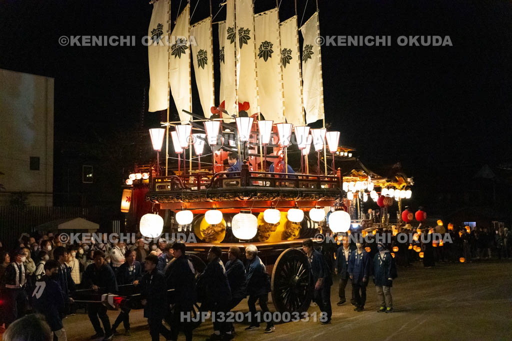 滋賀県　長浜曳山祭　戻り山　長刀山