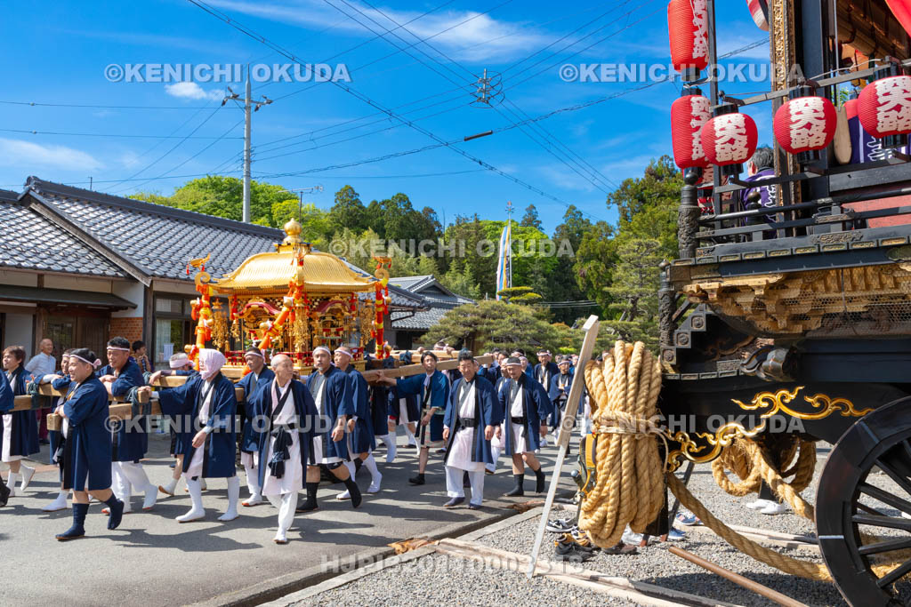 滋賀県　日野祭　宵祭（西之宮祭）　神輿渡御