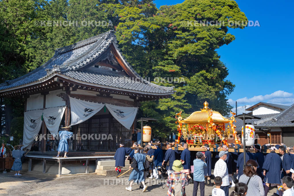 滋賀県　日野祭　宵祭（西之宮祭）　西之宮　宮入