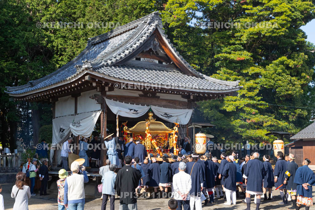 滋賀県　日野祭　宵祭（西之宮祭）　西之宮　宮入
