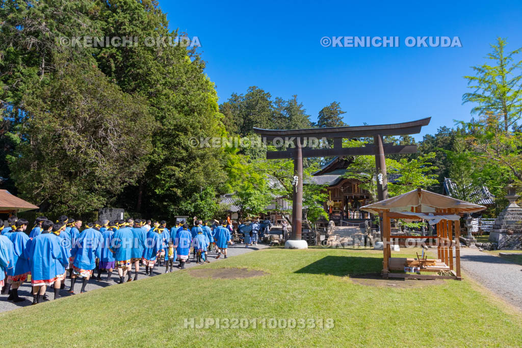 滋賀県　日野祭　本祭　神輿駕丁宮入