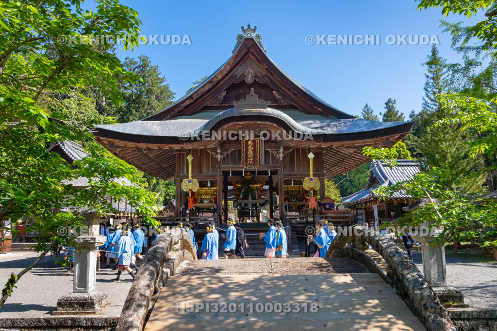 滋賀県　日野祭　本祭　神輿駕丁宮入