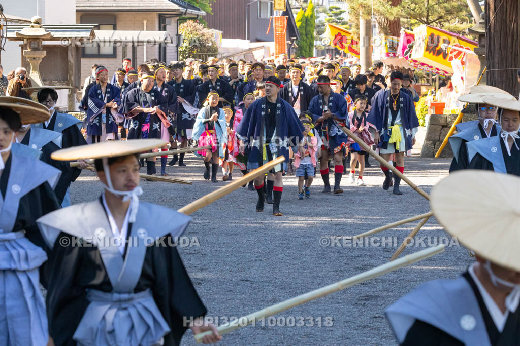 滋賀県　日野祭　本祭　神輿駕丁宮入