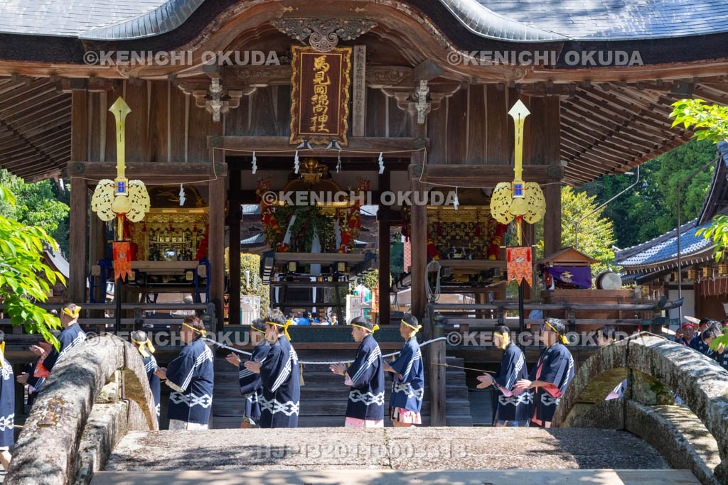 滋賀県　日野祭　本祭　神輿駕丁宮入