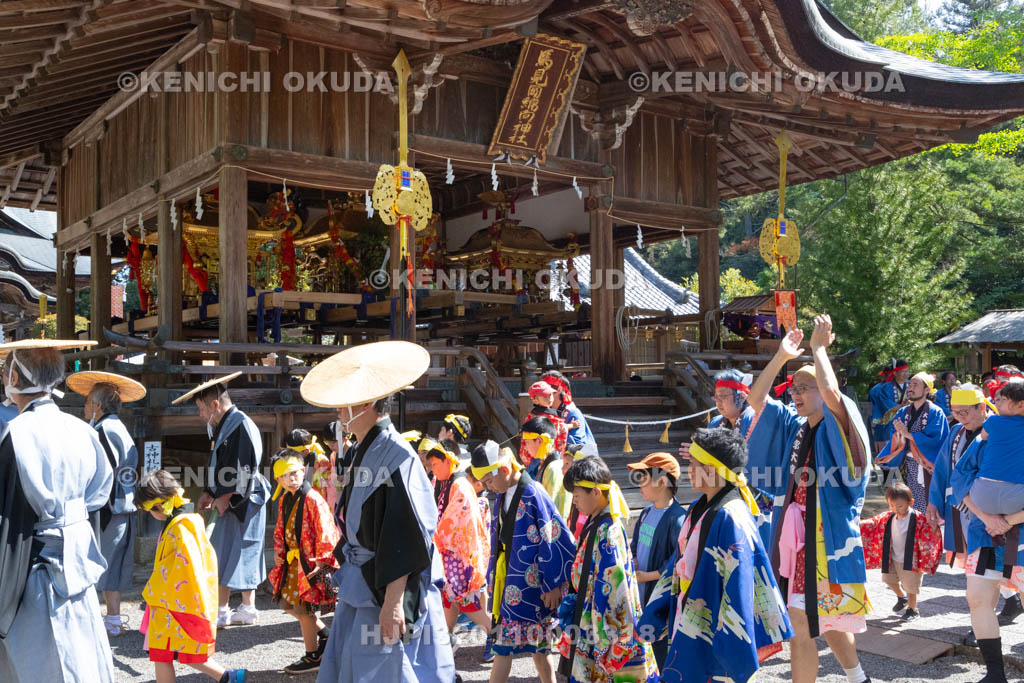 滋賀県　日野祭　本祭　神輿駕丁など宮入