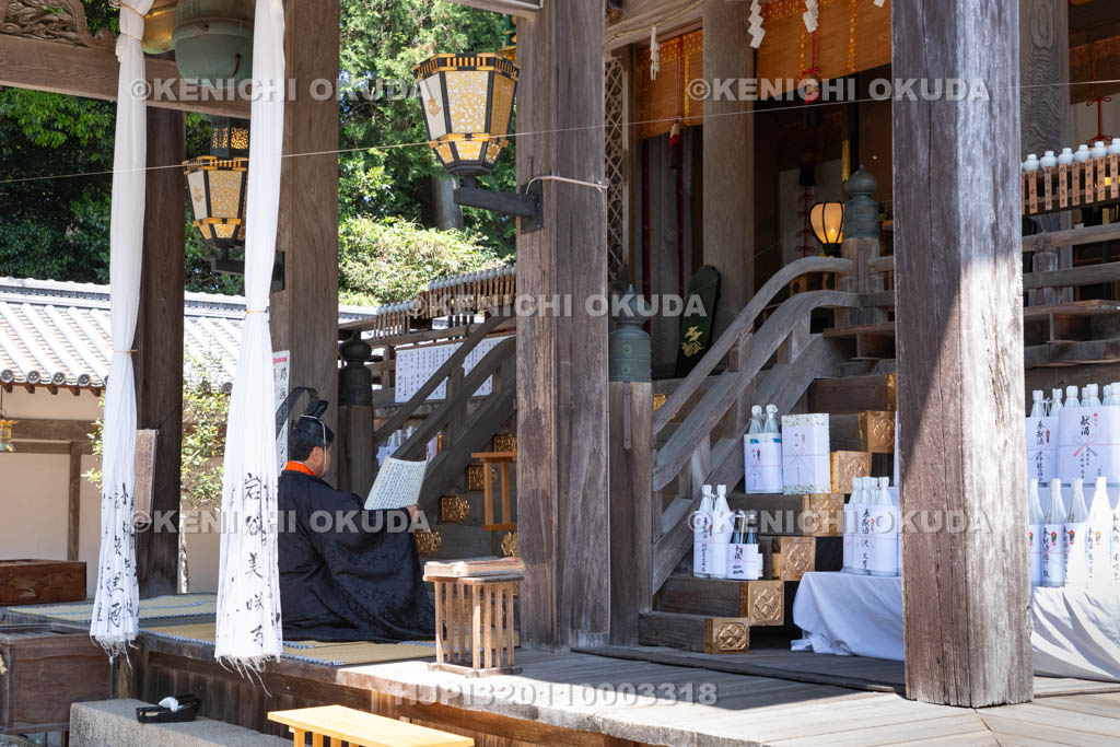 滋賀県　日野祭　本祭祭典　祝詞奏上