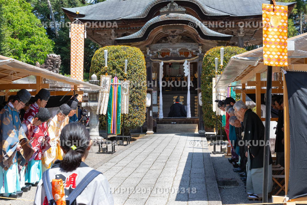 滋賀県　日野祭　本祭祭典　祝詞奏上