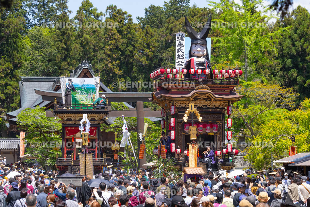 滋賀県　日野祭　本祭　渡御出発