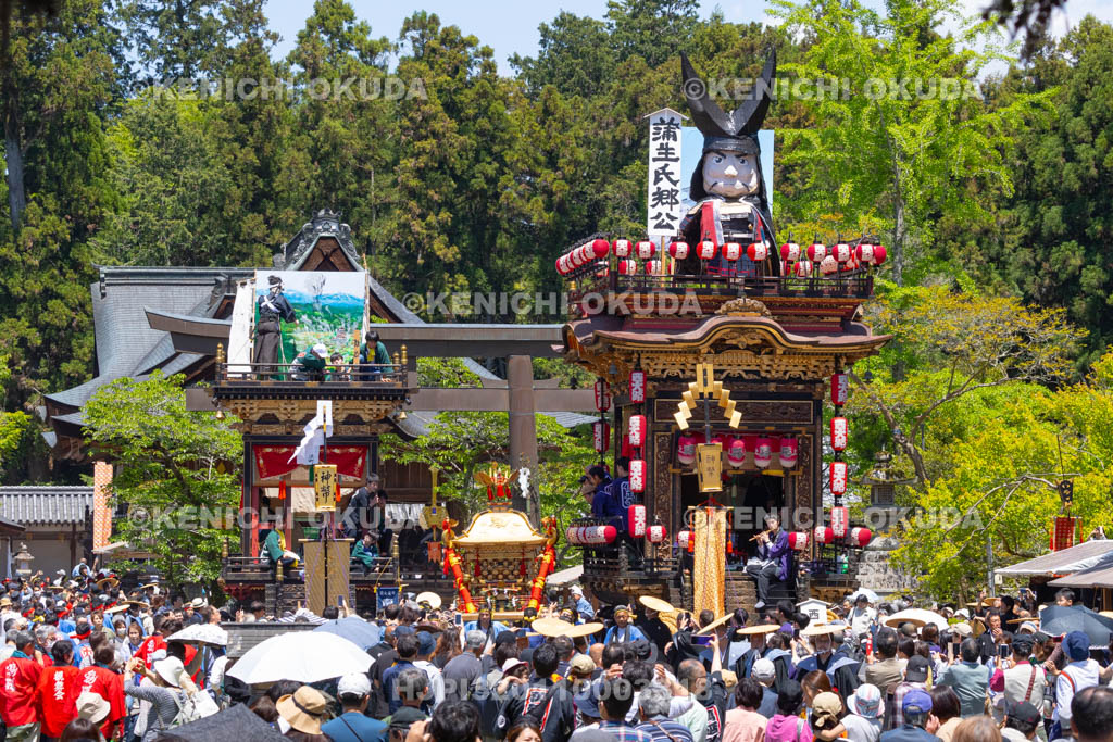 滋賀県　日野祭　本祭　渡御出発