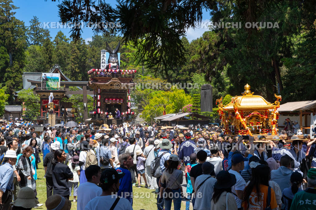 滋賀県　日野祭　本祭　渡御出発