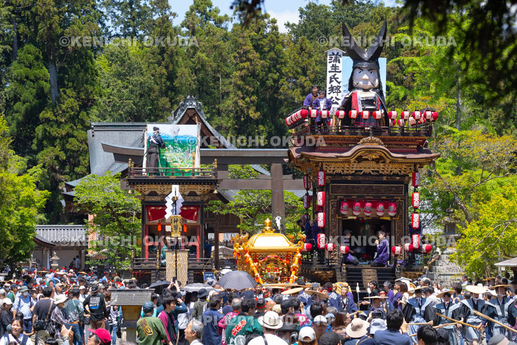 滋賀県　日野祭　本祭　渡御出発